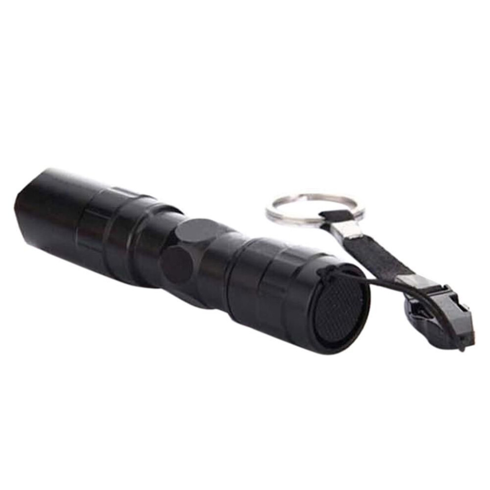 (black) (camping Tools) Led Mini Waterproof Ultra Bright Flashlight Torch Camping Hiking