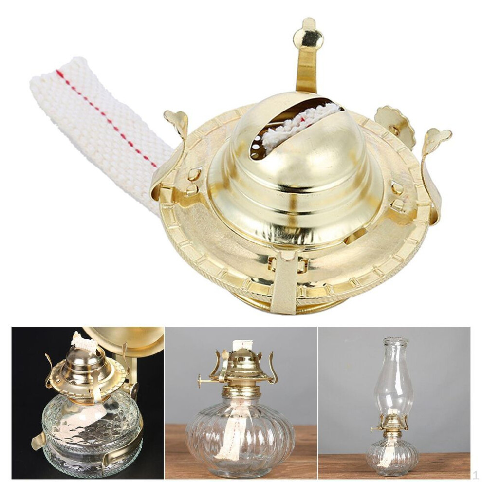 Oil Lamp Part Indoor Use, Replacement Burner Lamps, Transparent Glass Lantern,desktop