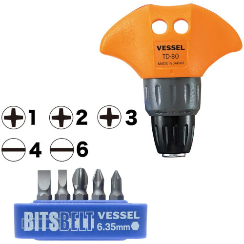 Fart?j TD-80 T-type ratchet driver s?t 1