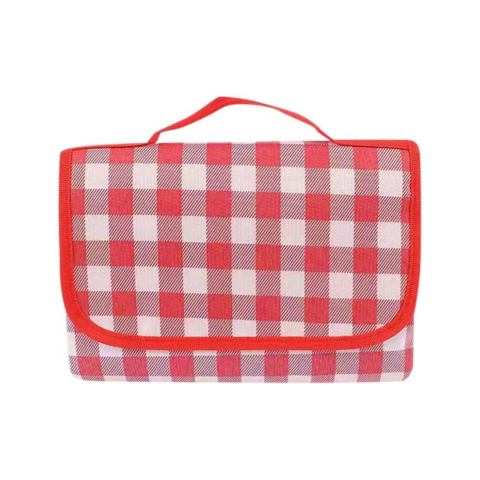 (red, M) Outdoor Picnic Blanket, Extra Large Beach Blanket, Foldable Lightweight Waterproof Sand Mat, Picnic Mat For Beach Camping Hiking Patio