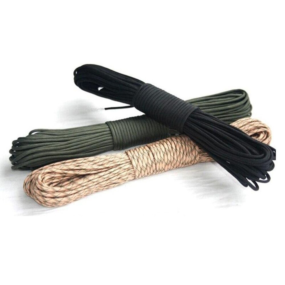 (yellow) 31 Meters Dia.4mm 7 Stand Cores Paracord For Survival Parachute Cord Lanyard Camping Climbing Camping Rope Hiking Clothesline