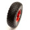 10" 3.00-4 PU Solid Tyre & Offset Flat Free Wheel 16mm Bore Sack Truck 9