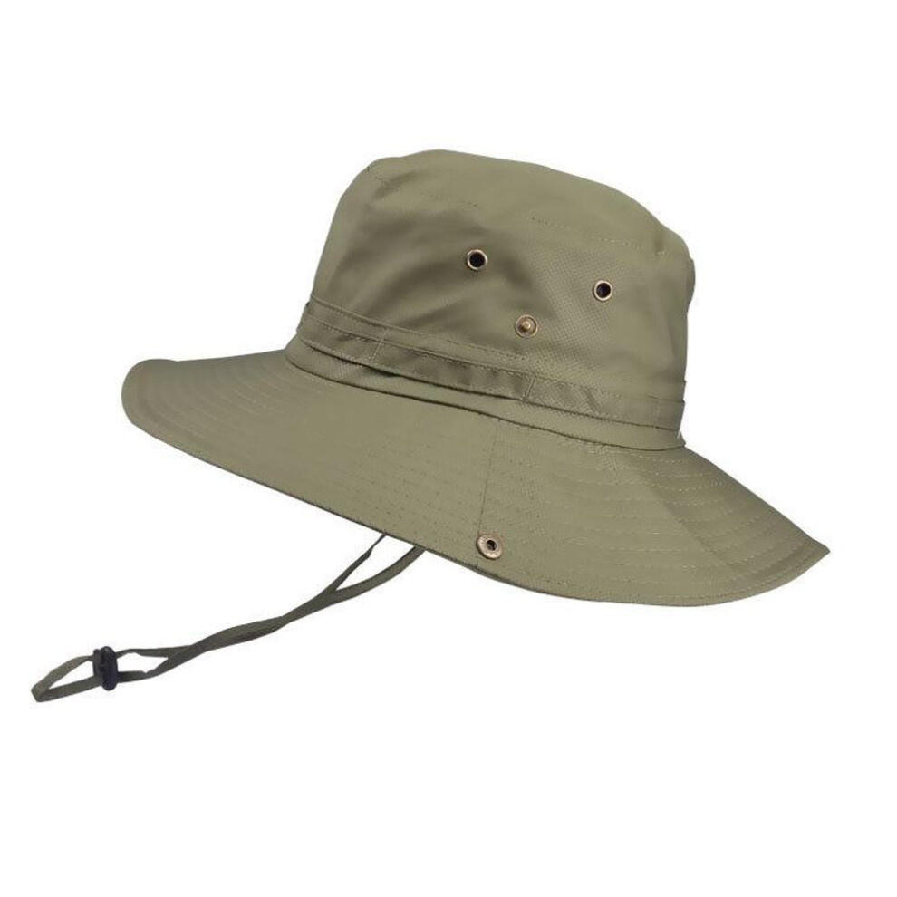 (green) New Summer Foldable Outdoor Quick-drying Sun Visor Sun Hat Mountaineering Fisherman Hat
