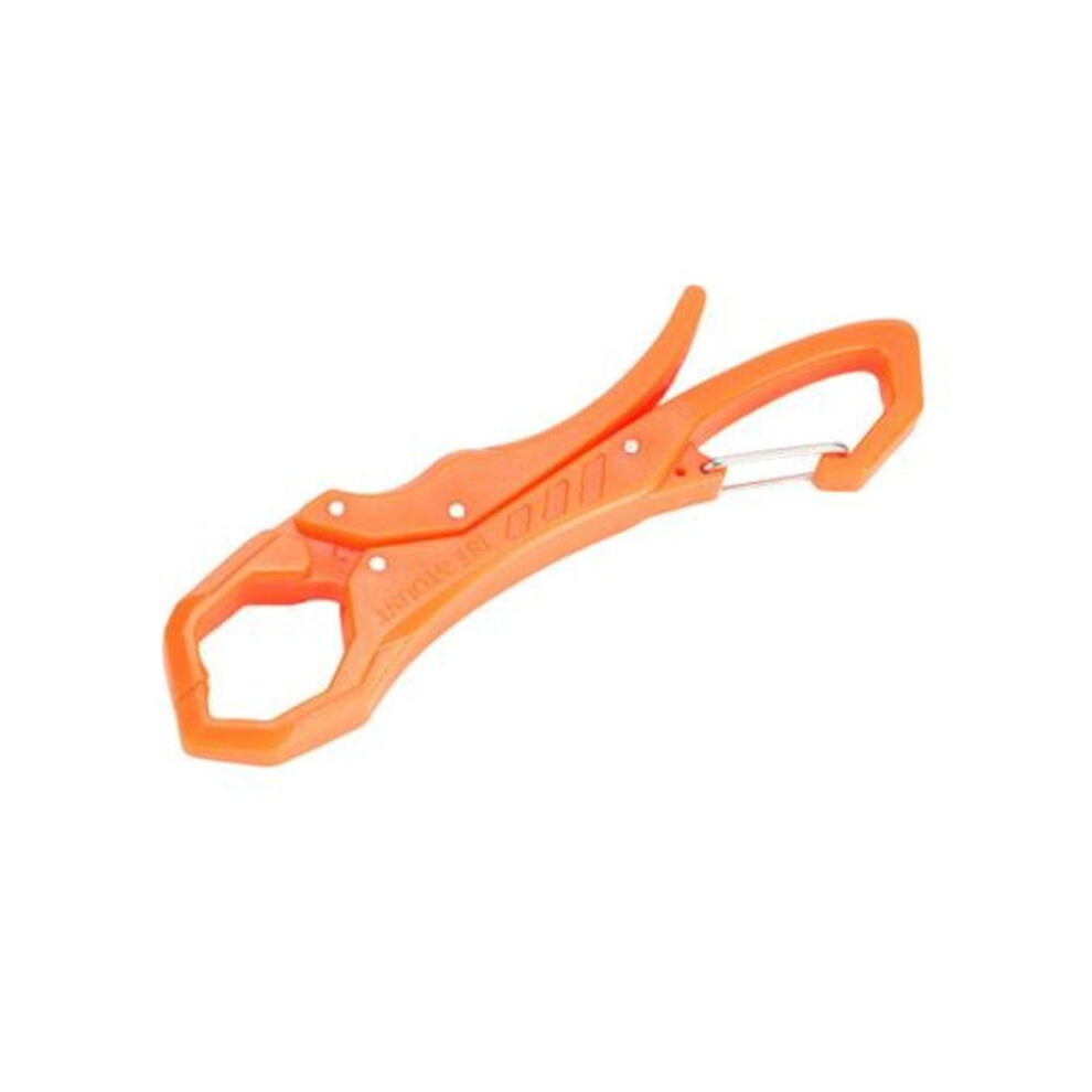 (orange) Outdoor Mini Glove Clip Heavy Duty Hands-free Portable Multifunction Fish Lip Clamp Camping