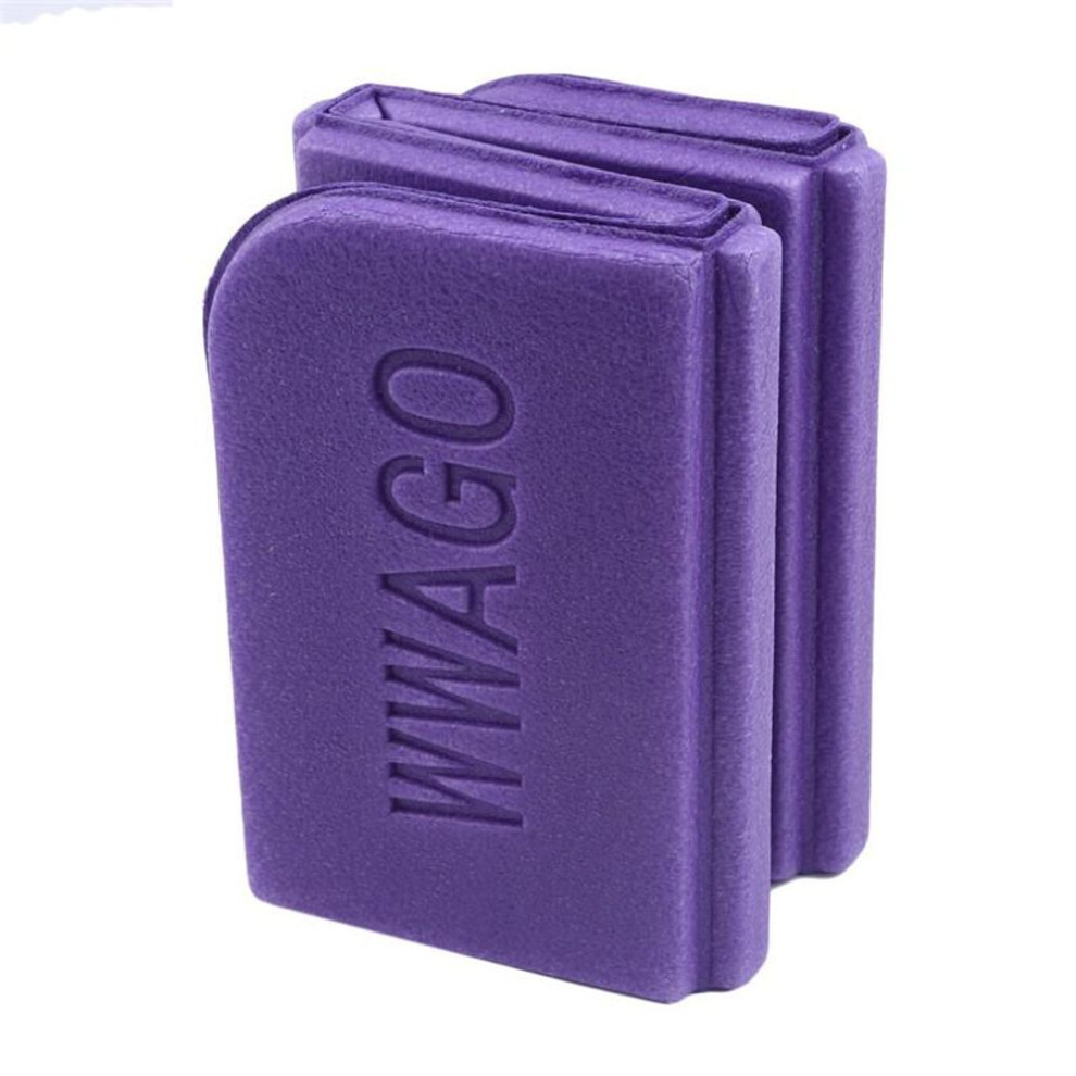 (purple) Durable Camping Hiking Picnic Seating Mat Portable Cushion Folding Outdoor Seat Pad