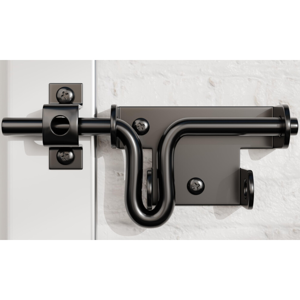 Hillmaster Slide Bolt Gate Latch For Wooden Fence Door Lock With Padlo 793869459897