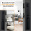 NEWBANG Matte Black Double Door Handle Set 3