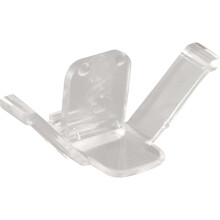 Prime-Line L 5624 transparente Kunststoff-Fenstergitter-Halteklammern (4er-Pack)