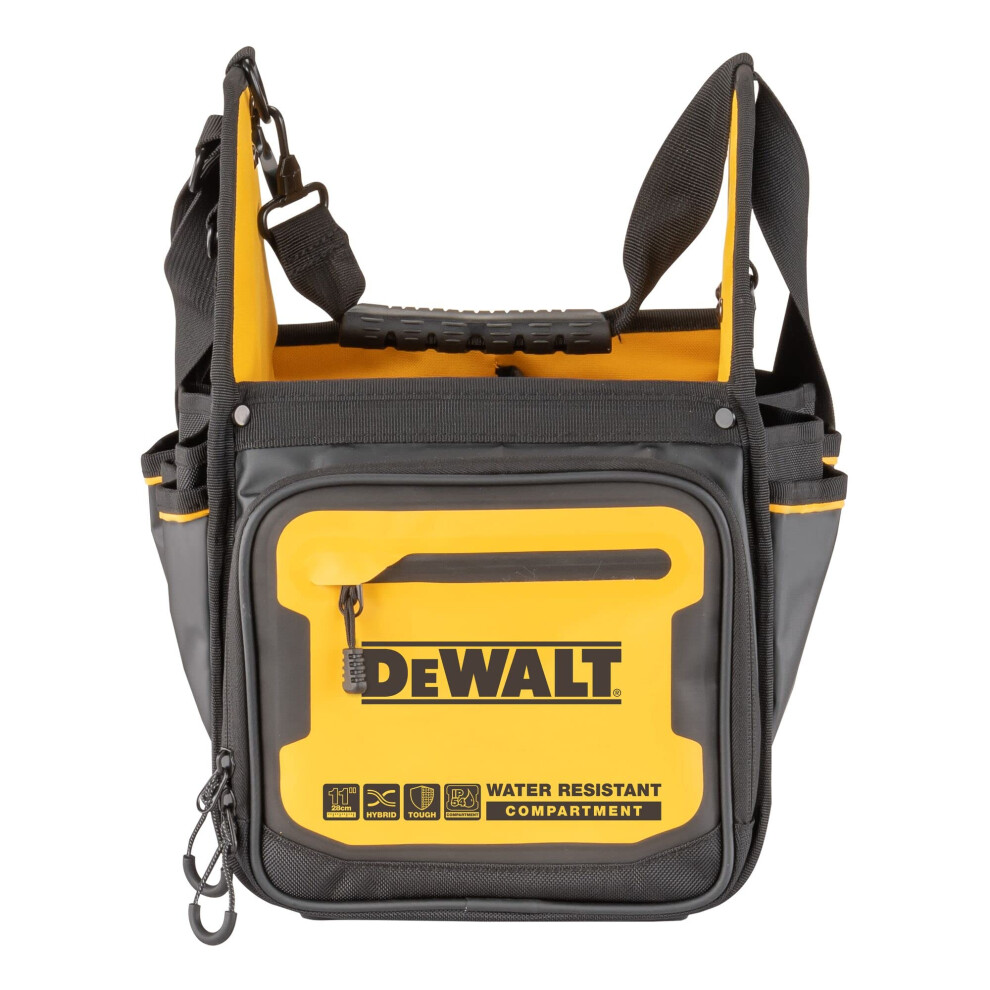 DEWALT Tool Bag Electrician Tote Tool Storage and Organization Durable and Water Resistant 11 Inch (DWST560105)
