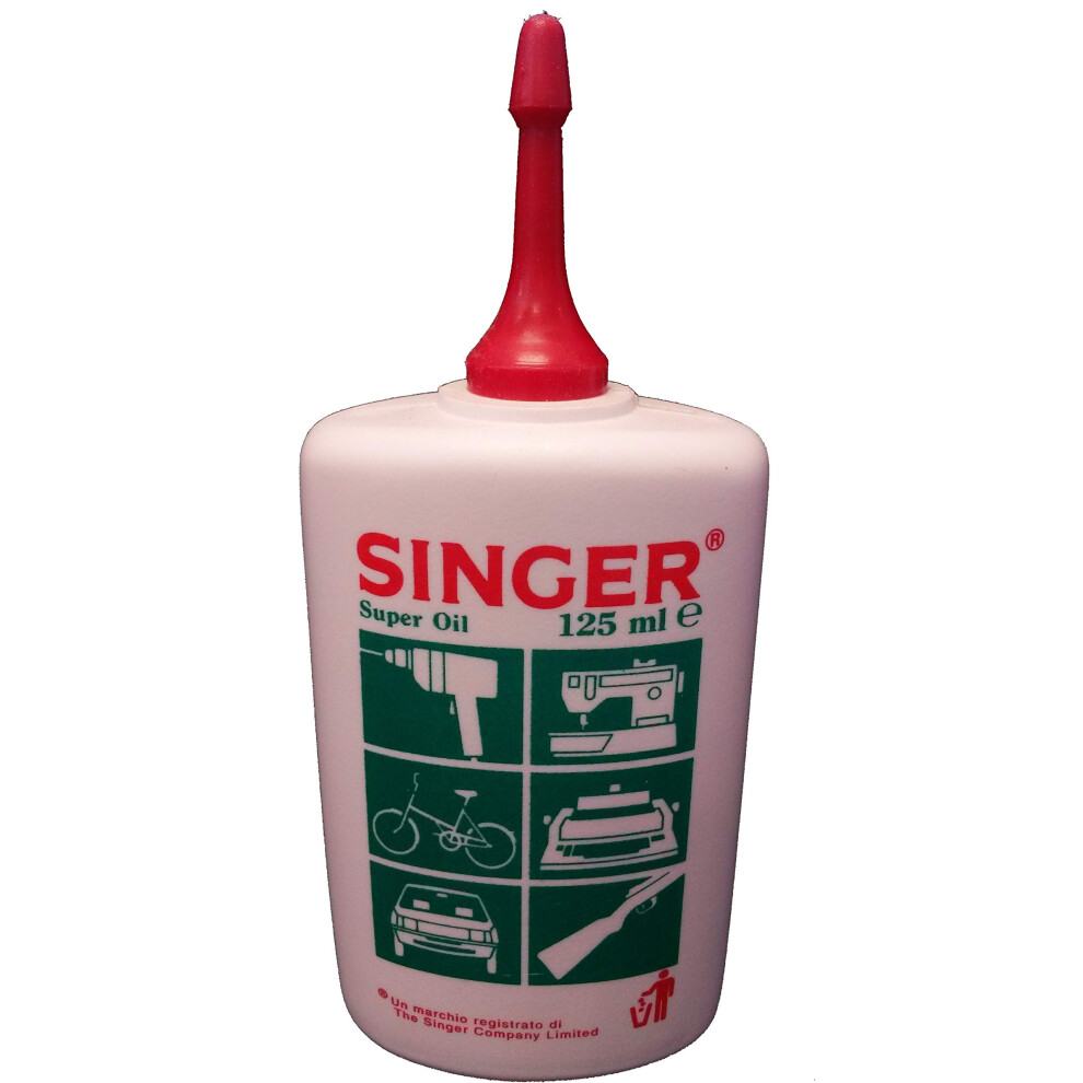 2x SINGER 125ml SUPER FINE OIL - DOMESTIC SEWING, OVERLOCKER, KNITTING MACHINE - Image 7