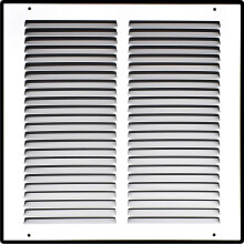 Handua 12 """" w x 12 """" h [ouverture du conduit] en acier de retour en acier calandre (serie HD) Couvercle de ventilation du couvercle pour paroi