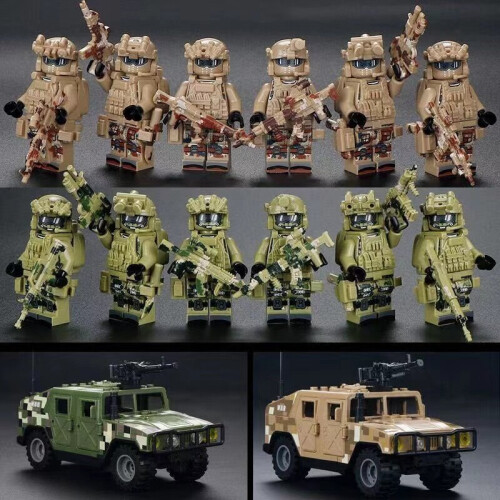 (Style B) Ghost Commando Special Forces Building Blocks Military Weapon vest 2