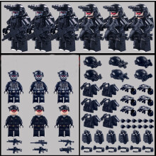 (Style D) Ghost Commando Special Forces Building Blocks Military Weapon vest