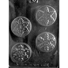 Grandmama's Goodies C430 Snow Fulke Cookie Cookie Chocolate Candy Soap Mold cu instruc?iuni exclusive de modelare