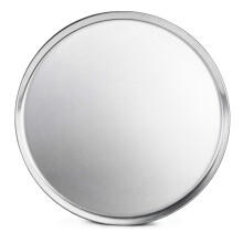 Nou Star FoodService 50837 Restaurant din aluminiu Pizza Pizza pentru coacere Coupe Coupe n stil 16-inch