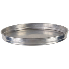 Winco 12""""x1,5"""" Aluminiowa patelnia do pizzy, srebrna