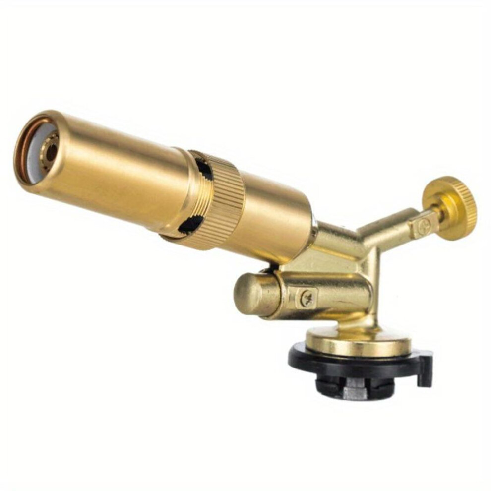 (1 pc) 1 Pc Portable Welding Gas Torch Flame Gun Butane Burner Outdoor Camping Bbq Lighter Flamethrower Kitchen Supplies Welding Equipment