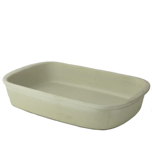 Recipiente rectangular de cer   mica de gres Heritage de Pampered Chef, modelo 1430 1