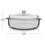 Libbey Bakers Basics Auflaufform aus Glas mit Deckel, 3 Quart 4