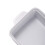 Souper Cubes Stoneware - 5" Square Baking Dish - Ceramic Baking Pan Set - Kitchen Essentials and Bakeware - Set of 2 - White 2