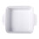 Souper Cubes Stoneware - 5" Square Baking Dish - Ceramic Baking Pan Set - Kitchen Essentials and Bakeware - Set of 2 - White 3
