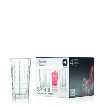 Set de 8 pahare de cocktail LEONARDO Spiritii Highball, 13,5 uncii