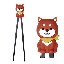 Happy Sales HSTC-BLUNCN Training chopsticks for beginners right or left handed Blue Unicorn