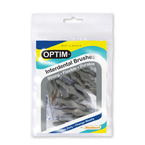 Stoddard Icon Optim Soft Interdental Brushes Grey Pack Of 25 2