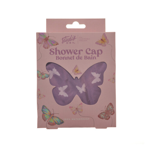 Danielle Creations Studio Dry Butterflies Shower Cap 1
