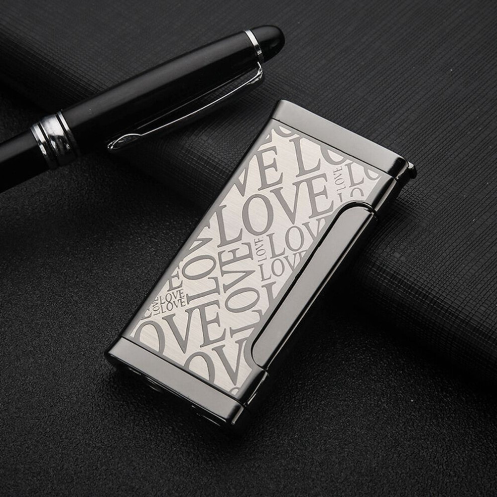 Yeuligo Creative Torch Lighter Metal Gas Lighters With Personalized Cigar Cutter Smoking Set Wholesale