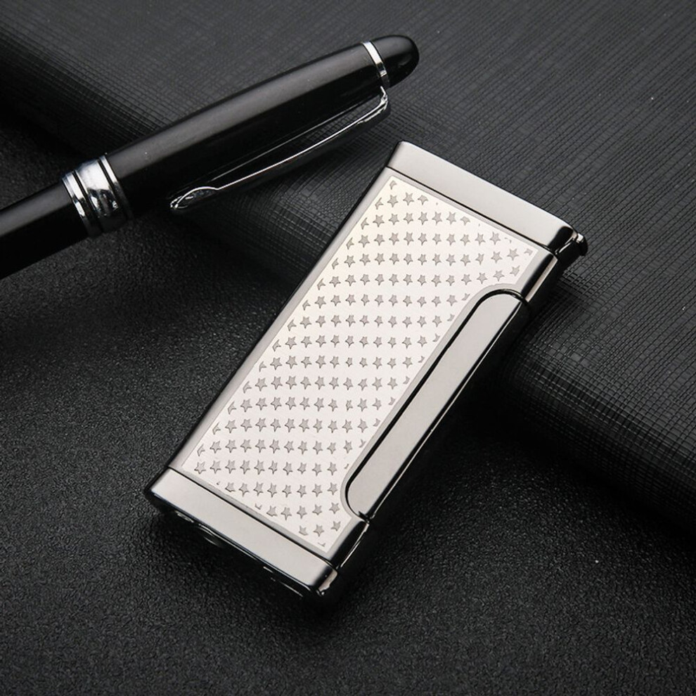 Yeuligo Creative Torch Lighter Metal Gas Lighters With Personalized Cigar Cutter Smoking Set Wholesale
