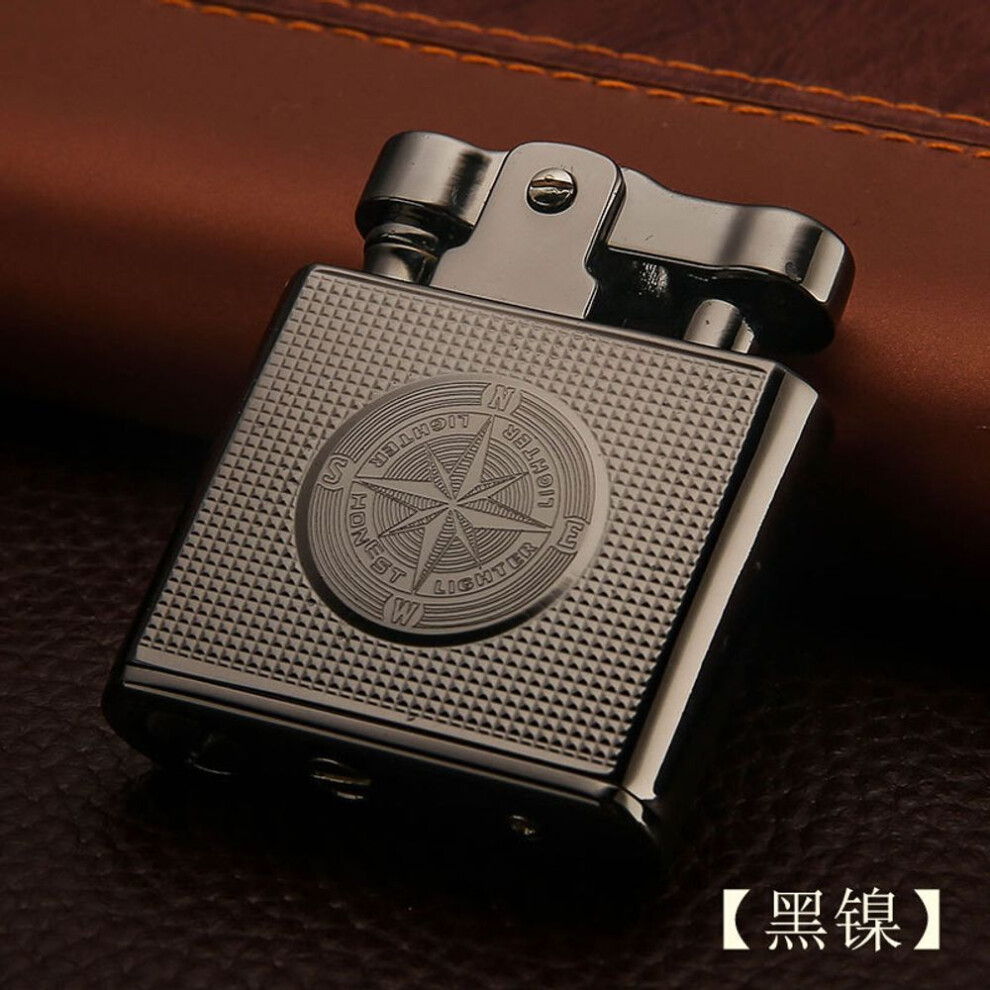 Yeuligo Genuine Goods Cotton Kerosene Lighter Retro Nostalgic Creative Personality Flint Grinding Wheel Metal Lighter Wholesale