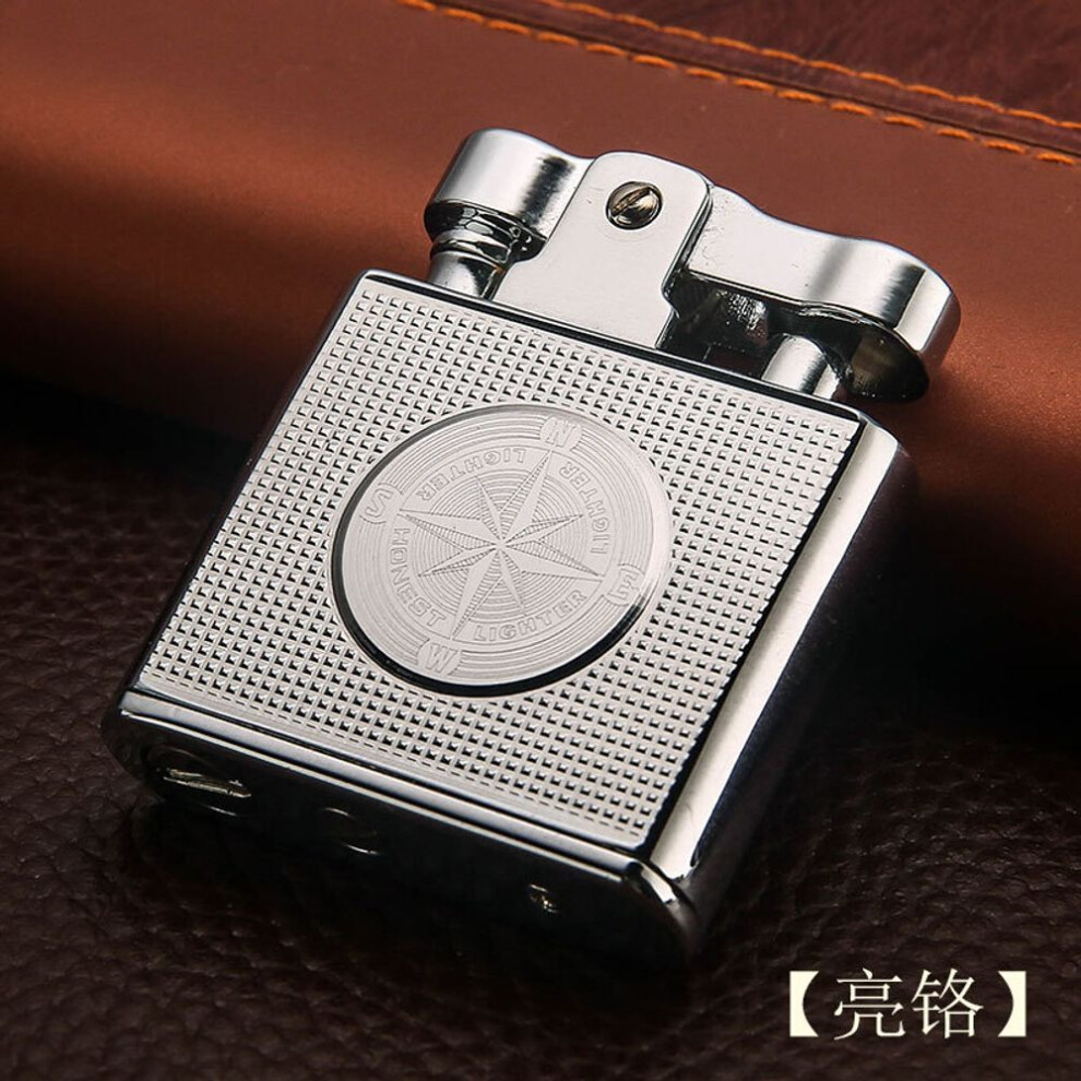 Yeuligo Genuine Goods Cotton Kerosene Lighter Retro Nostalgic Creative Personality Flint Grinding Wheel Metal Lighter Wholesale