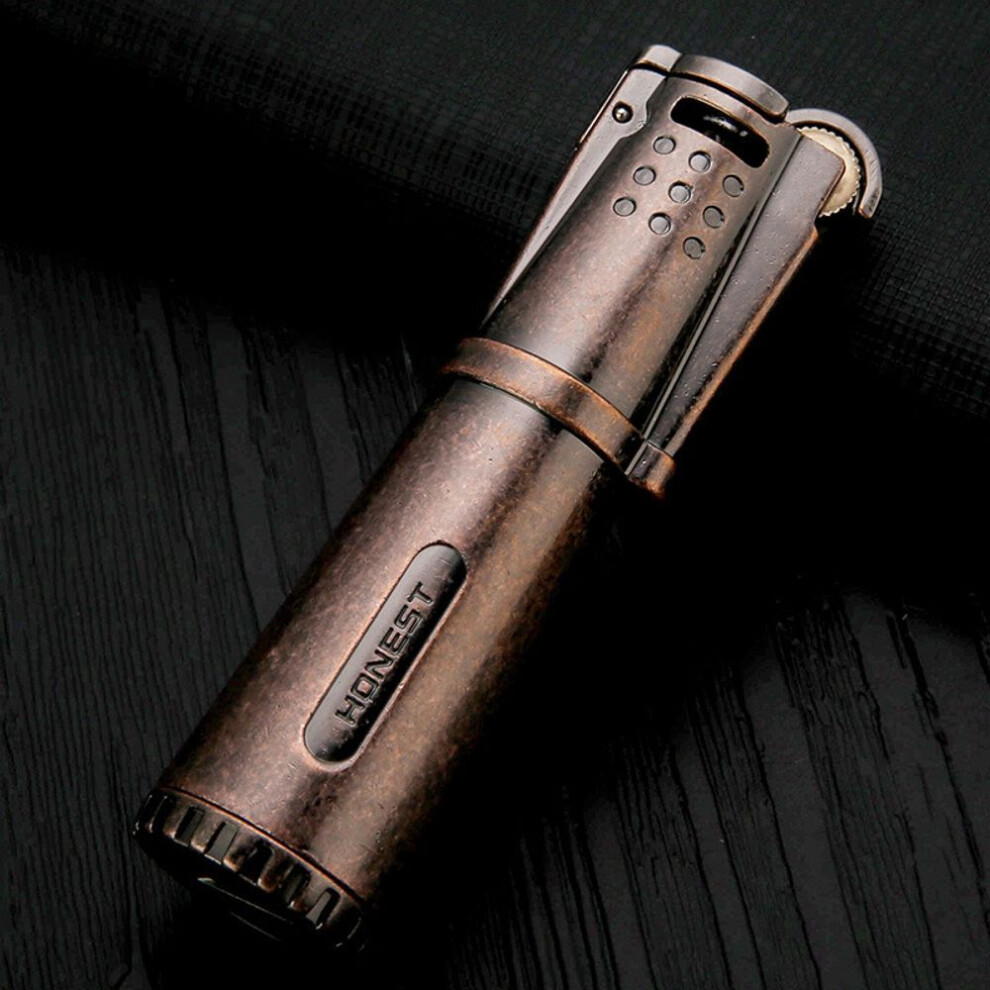 Yeuligo Genuine Goods Retro Old-Fashioned Personality Open Flame Kerosene Lighter Nostalgic Grinding Wheel Metal Classic Smoking Wholesale