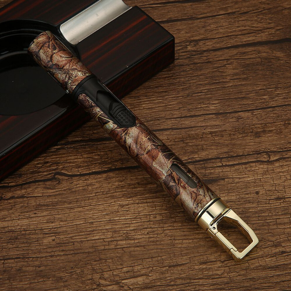 Yeuligo Keychain Long Handle Igniter Windproof Inflatable Straight Outdoor Portable Cigar Moxibustion Lighter Cigarette Lighter Batch