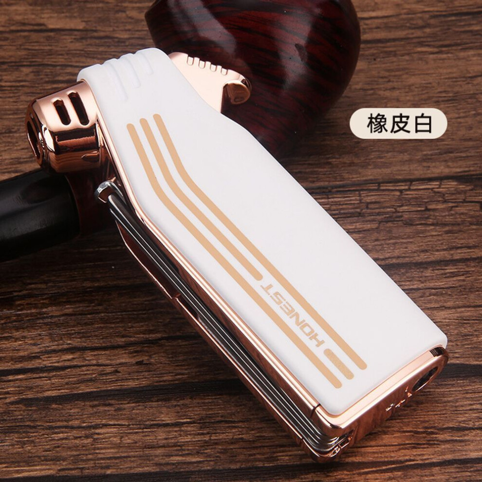 Yeuligo Multi-Functional Special Pipe Machine Oblique Fire Vintage Flame Lighter Inflatable With Smoke Knife Pressure Tamper Scraper