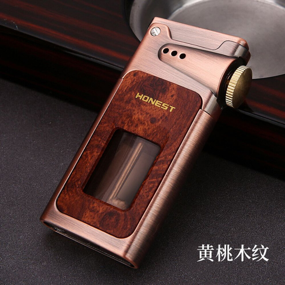 Yeuligo Retro Kerosene Large Capacity Lighter One-Click Ejection Metal Grinder Fashion Durable Atmospheric For Boyfriend