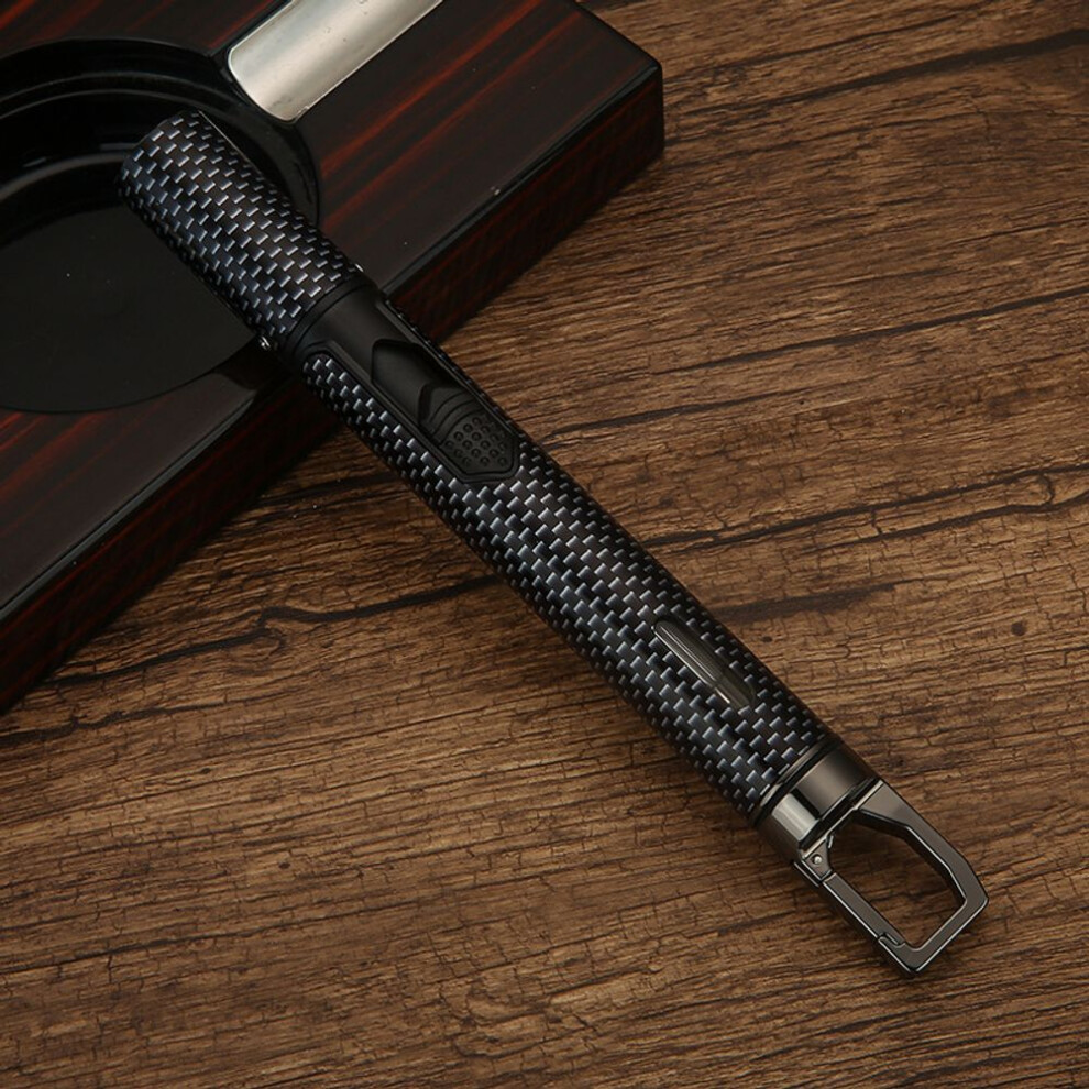 Yeuligo Keychain Long Handle Igniter Windproof Inflatable Straight Outdoor Portable Cigar Moxibustion Lighter Cigarette Lighter Batch