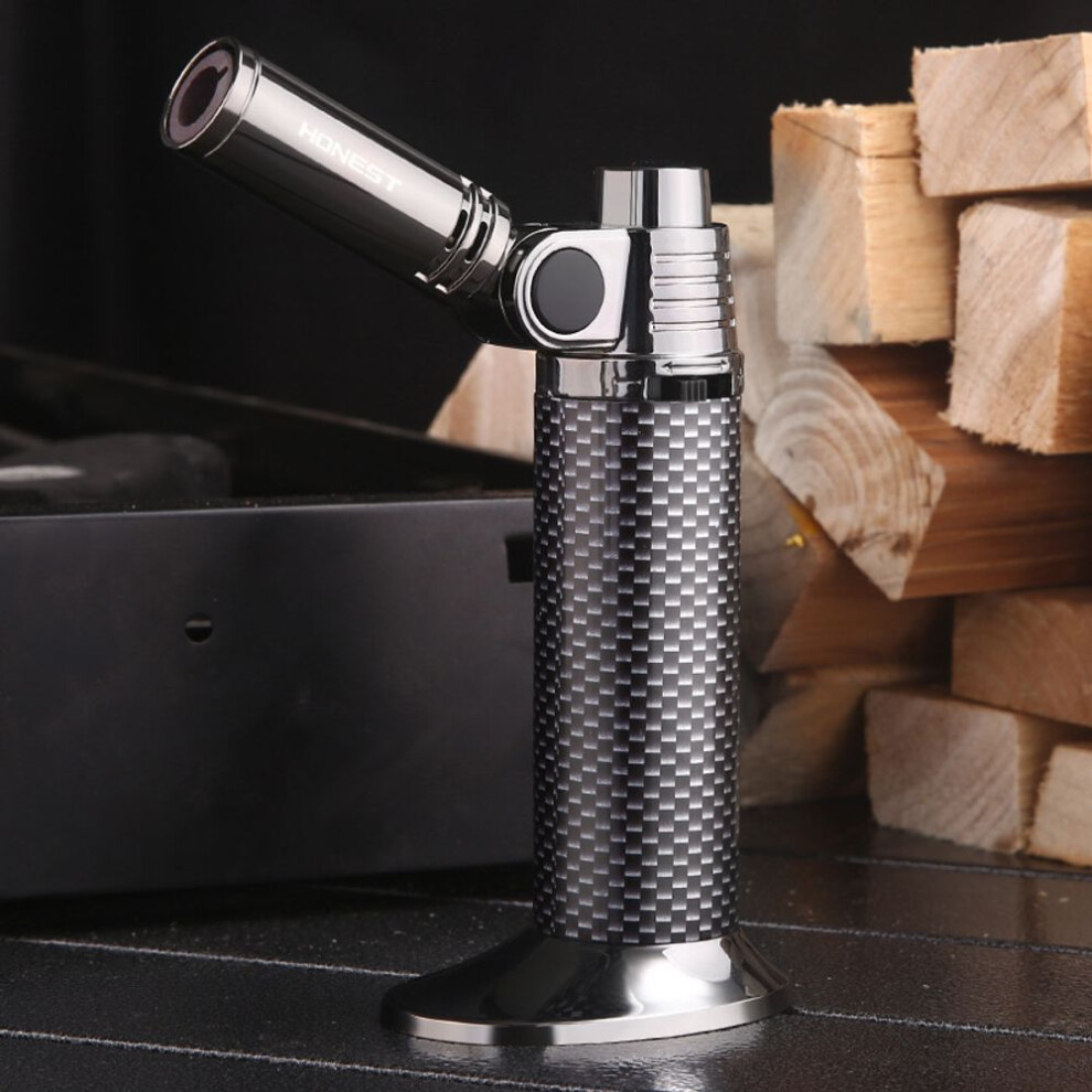 Yeuligo Elbow Metal Direct Punching Inflatable Cigar Lighter Windproof Small Welding Torches Sandalwood Outdoor Camping Tools Wholesale