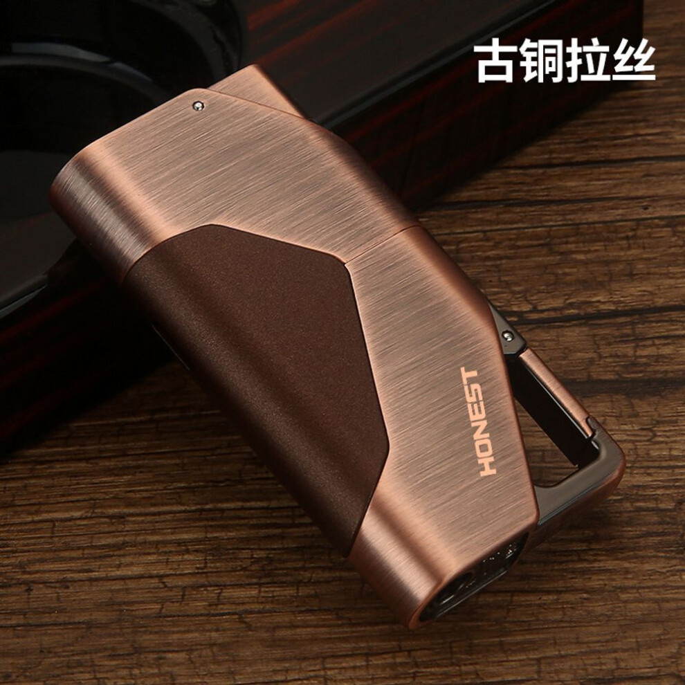 Yeuligo Windproof Lighter Metal Material Cigar Moxibustion Igniter Keychain Cigarette Lighter Essential Multifunctional Wholesale