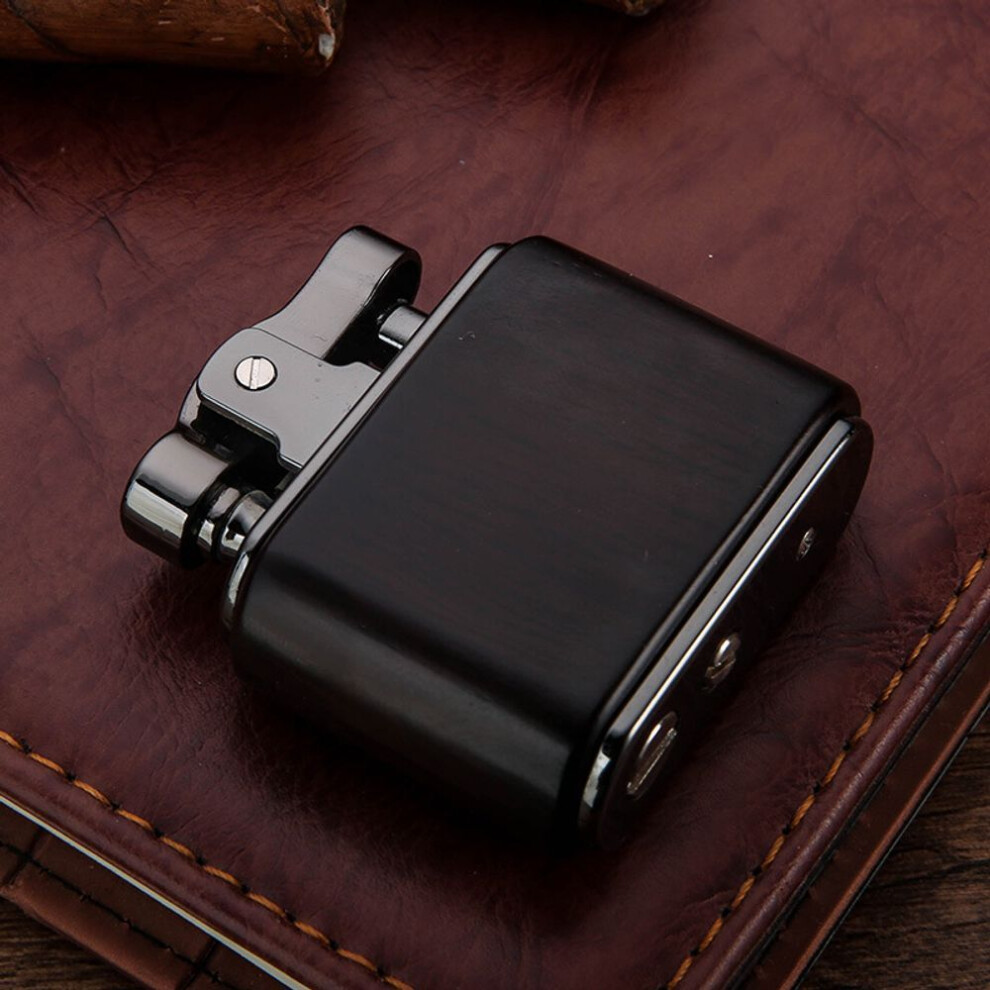 Yeuligo New Ebony Vintage Kerosene Lighter Nostalgic Old-Fashioned Personality Men's Lighter Douyin Online Influencer Same Style