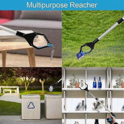 Tool, 32" Foldable Grabber Reacher for Elderly, Lightweight Extra Long Handy Trash Claw Grabber 2