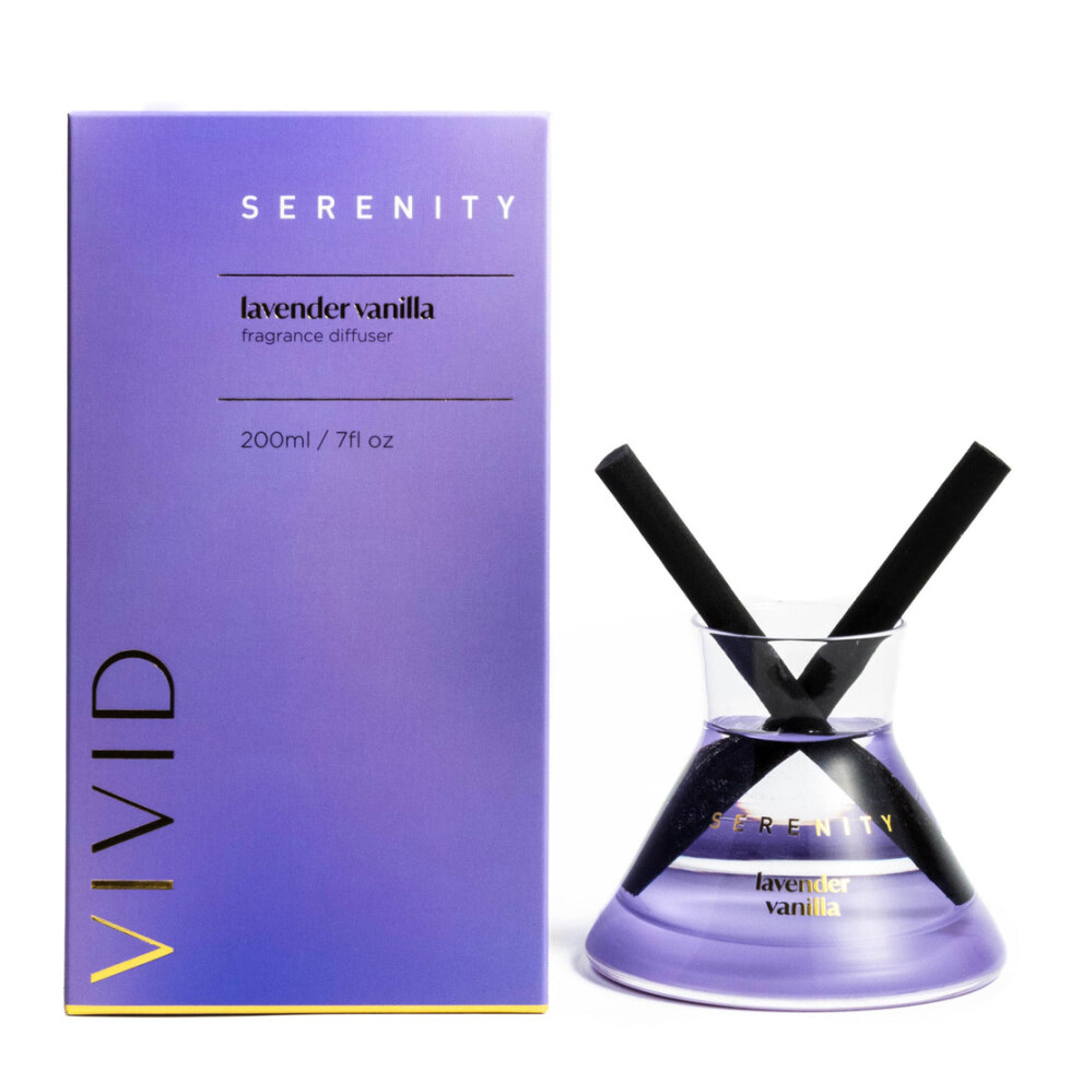 Serenity Vivid Range Reed Diffuser - Lavender Vanilla