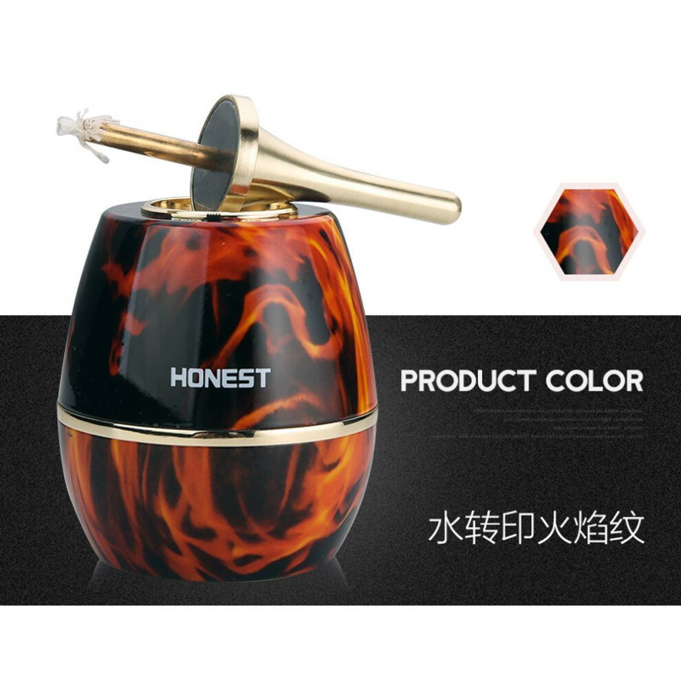 Yeuligo Personalized Oil-Electric Mixed Match Igniter Desktop Kerosene Lighter Metal Creativity For Boyfriend Gift