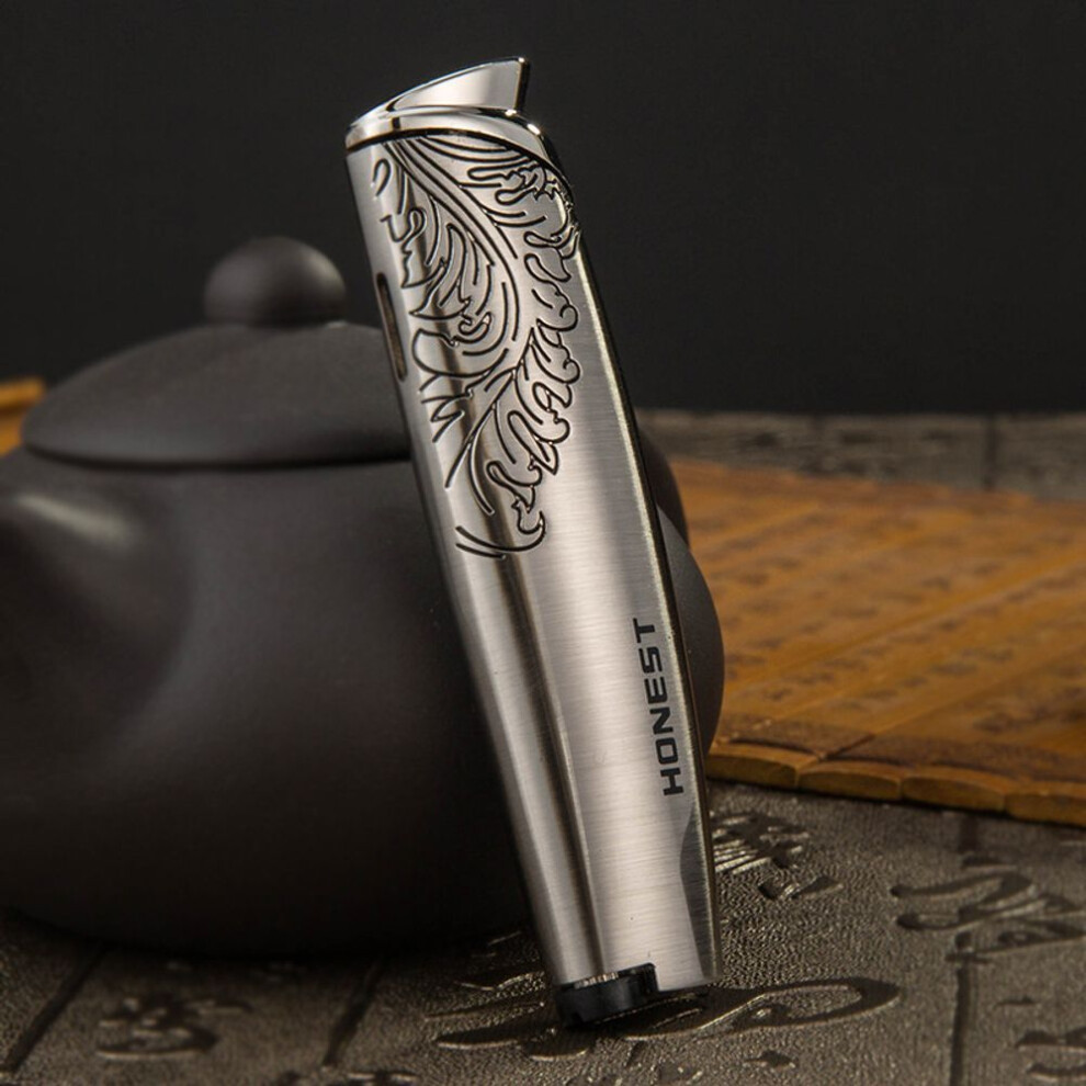 Yeuligo Lighter Genuine Goods Creative Personality Direct Punching Windproof Cigar Outdoor Gas Lighters Wholesale