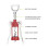 True Soar Red Winged Corkscrew  Self Centering Worm  Bottle Opener 2