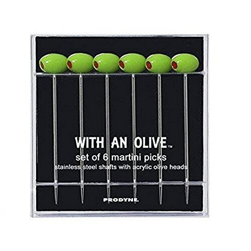 Prodyne Cocktail Picks, Set of 6, Green