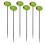 Prodyne Cocktail Picks, Set of 6, Green 3