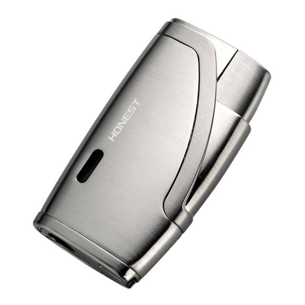 Yeuligo Double Straight Windproof Creative Portable Lighter Boutique Metal Inflatable Cigar Lighter Factory Direct Wholesale