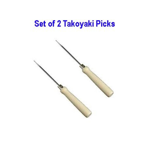 JapanBargain, Σαπούνι Takoyaki Ιαπωνικό Ανοξείδωτο με Ξύλινη Λαβή, Σετ 2 τεμαχίων 1